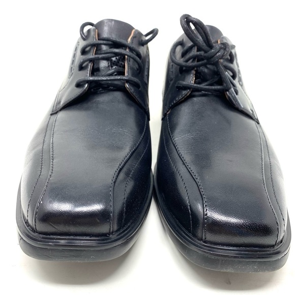 Clarks Un Kenneth Lace Black Leather Oxford main image 6